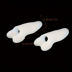 2 Pairs Silicone Gel Bunion Corrector Toe Separator