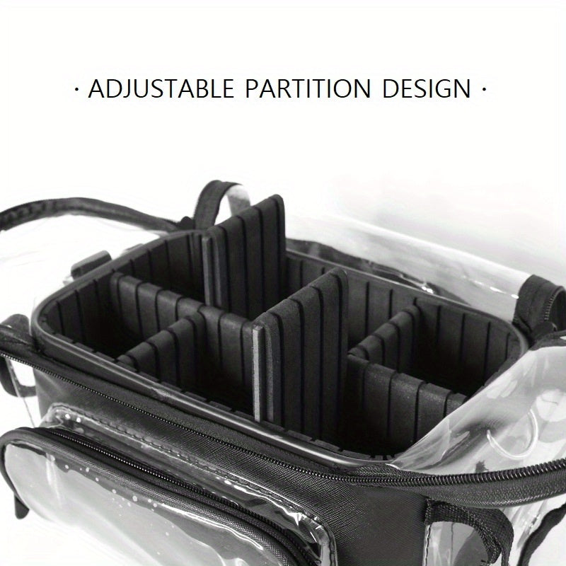 Clear Makeup Brush Case Stand Holder Cup Travel Professional Cosmetic Bag