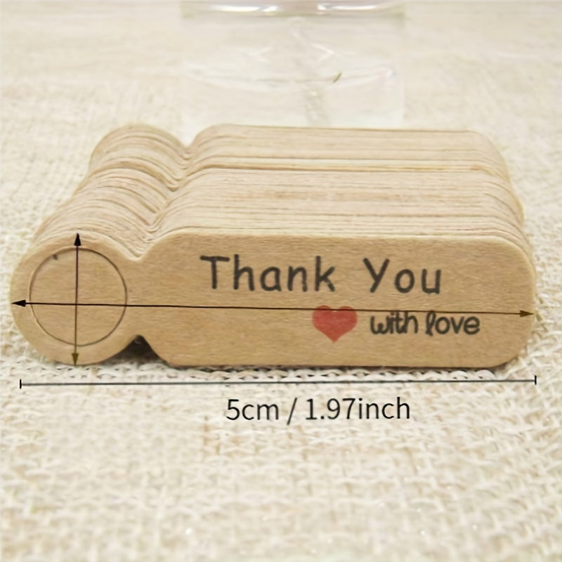 100pcs Small Baking Labels DIY Jewelry Material Tags