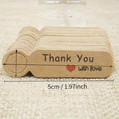 100pcs Small Baking Labels DIY Jewelry Material Tags
