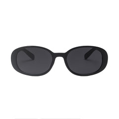 Chunky Oval Frame Retro Sunglasses