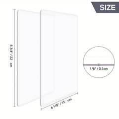 4pcs Standard Cutting Pads Clear Polycarbonate Plastic C