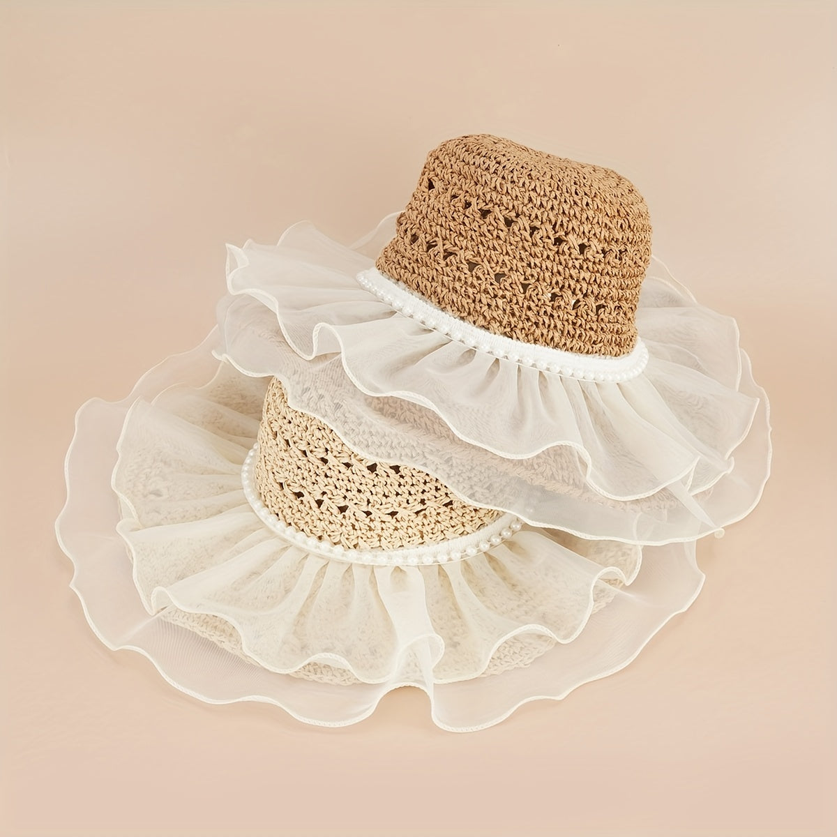 Lace Big Brim Hat Summer Beach Sun Protection Sun Hat