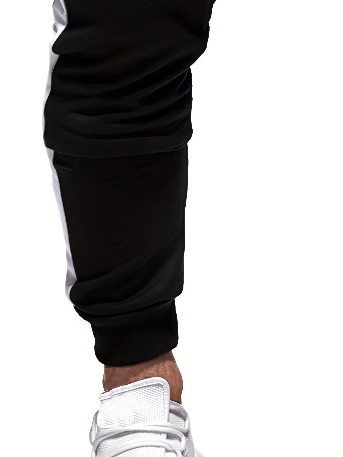 Men's Zipper Pocket Joggers Casual Loose Fit Pants