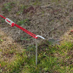 8PCS Aluminium Tent Stakes Pegs 17.78cm Hexagon Rod Nail Garden Stakes