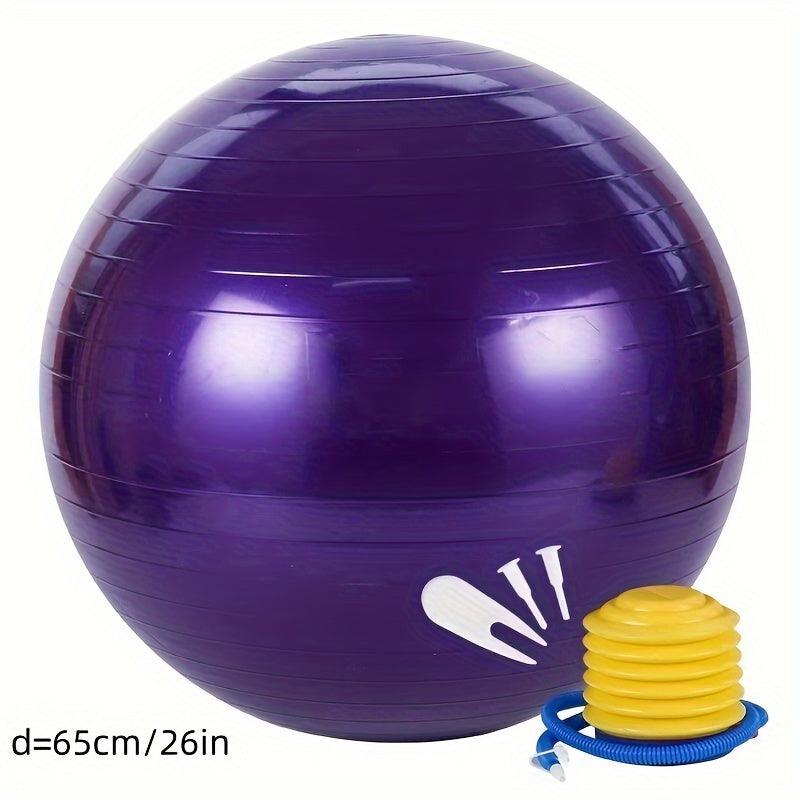 Yoga Balance Ball Fitness Training Ball with Pump 21-65in 25-59in