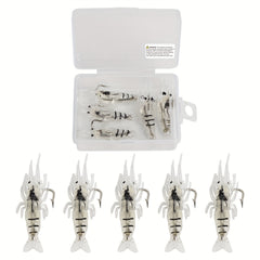 5pcs Fishing Lures Lifelike Swimbaits Bass Trout Crappie Saltwater Freshwater