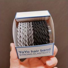 Girls Elastic Braided Hair Ties Ponytail Hair Accessories