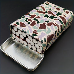 Square Iron Cigarette Box 20 Pack Clip For Men