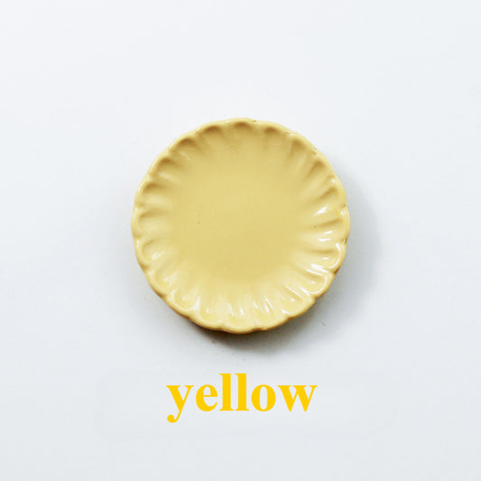 Steak Plate for Dollhouse Accessories 1:6 1:12 Scale