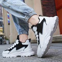 Men's Breathable Chunky Sneakers For Jogging Gym