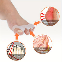 Toe Valgus Corrector Silicone Toe Separator