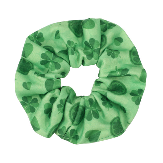 St. Patrick's Shamrock Hair Scrunchies Set