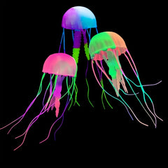 Vibrant Jellyfish & Coral Aquarium Decor Set