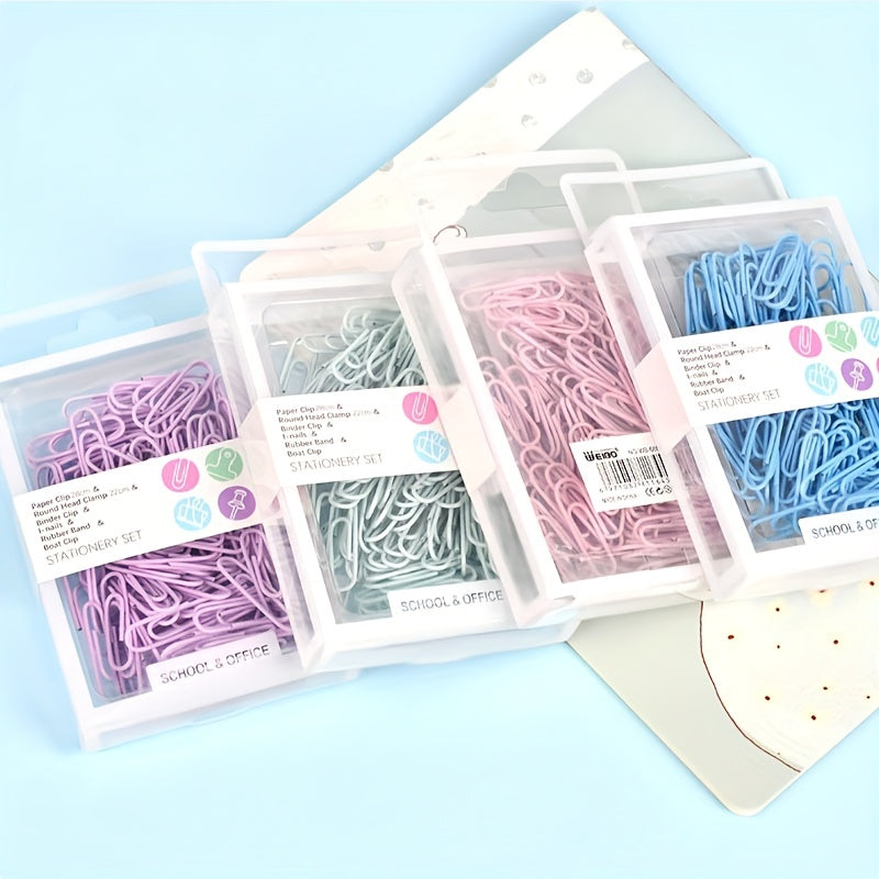 60pcs Paper Clips Set - 40pcs 1 inch, 20pcs 2 inch Clips