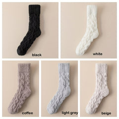 Men's Non-slip Winter Plush Sleep Socks Thick Warm Floor Socks