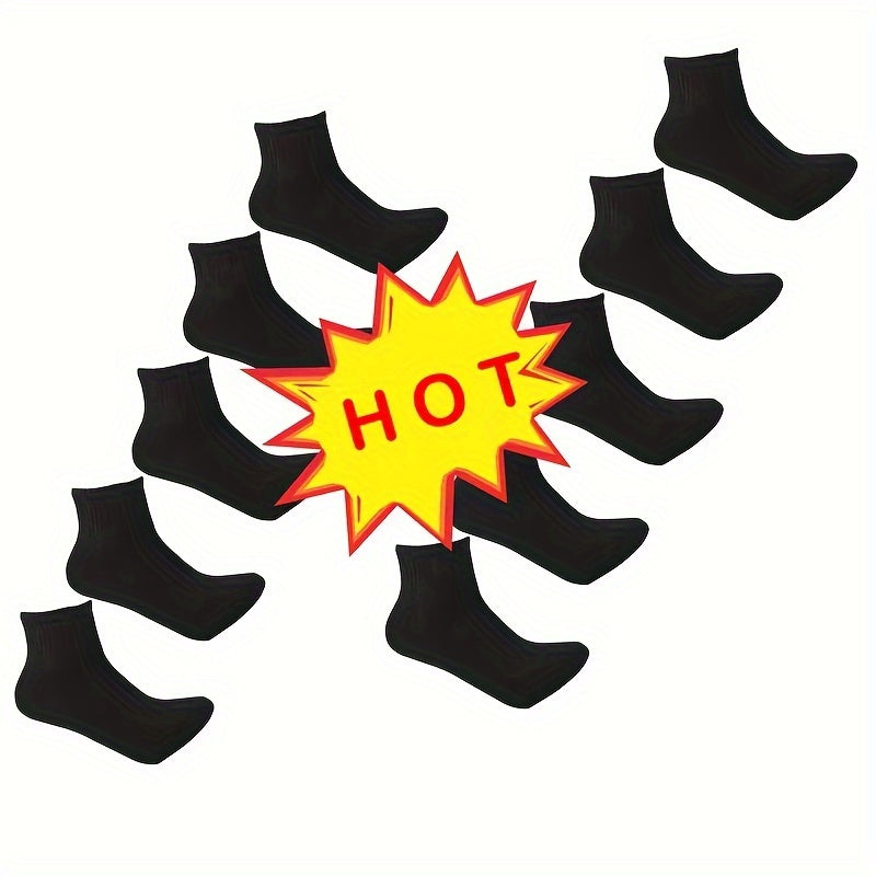 10 Pairs Men's Outdoor Sports Ankle Socks