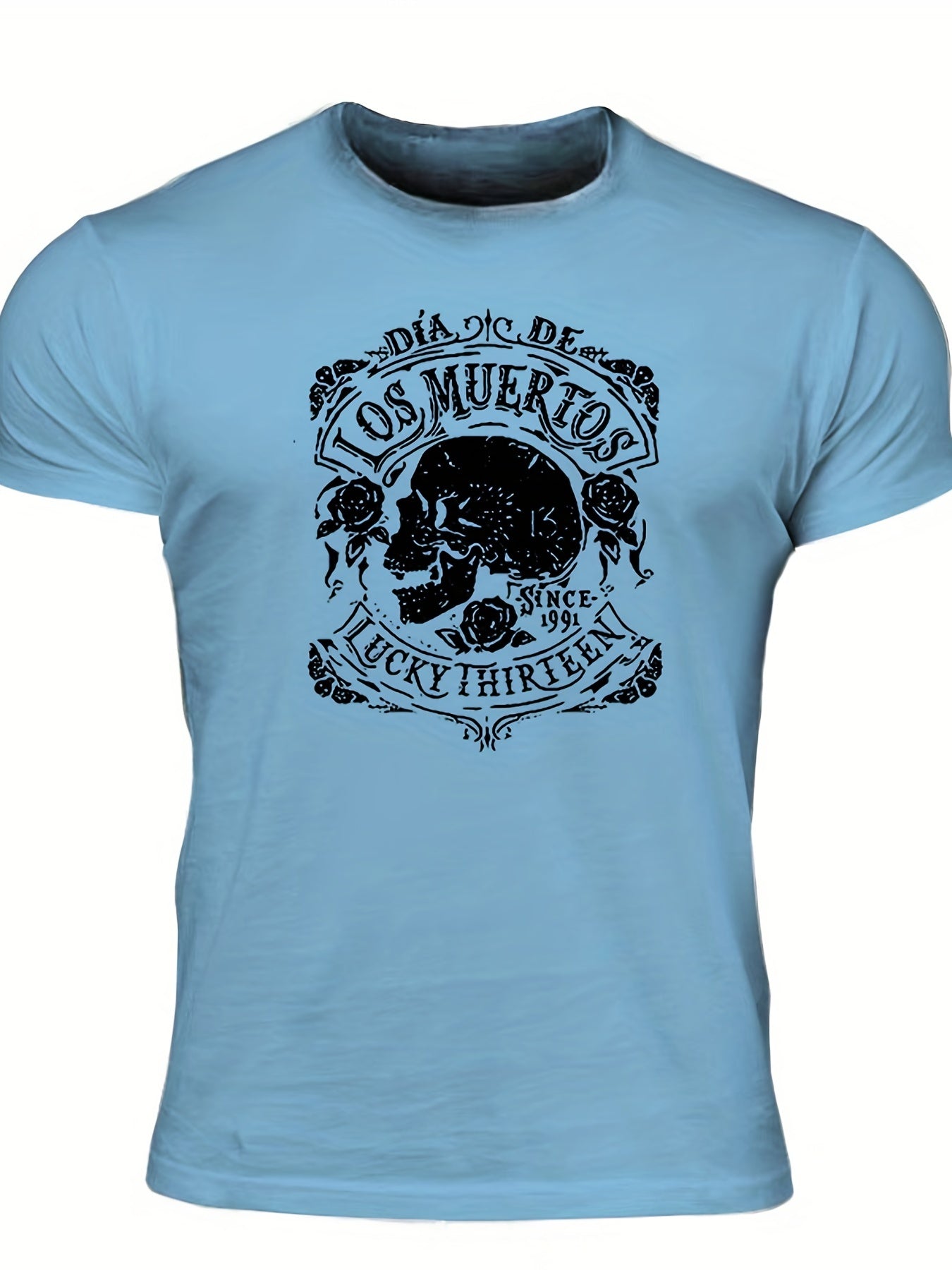 Vintage Skull Graphic T shirt For Men