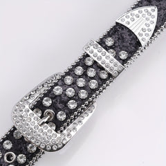 Hip Hop Punk Style Skull Leather Belt