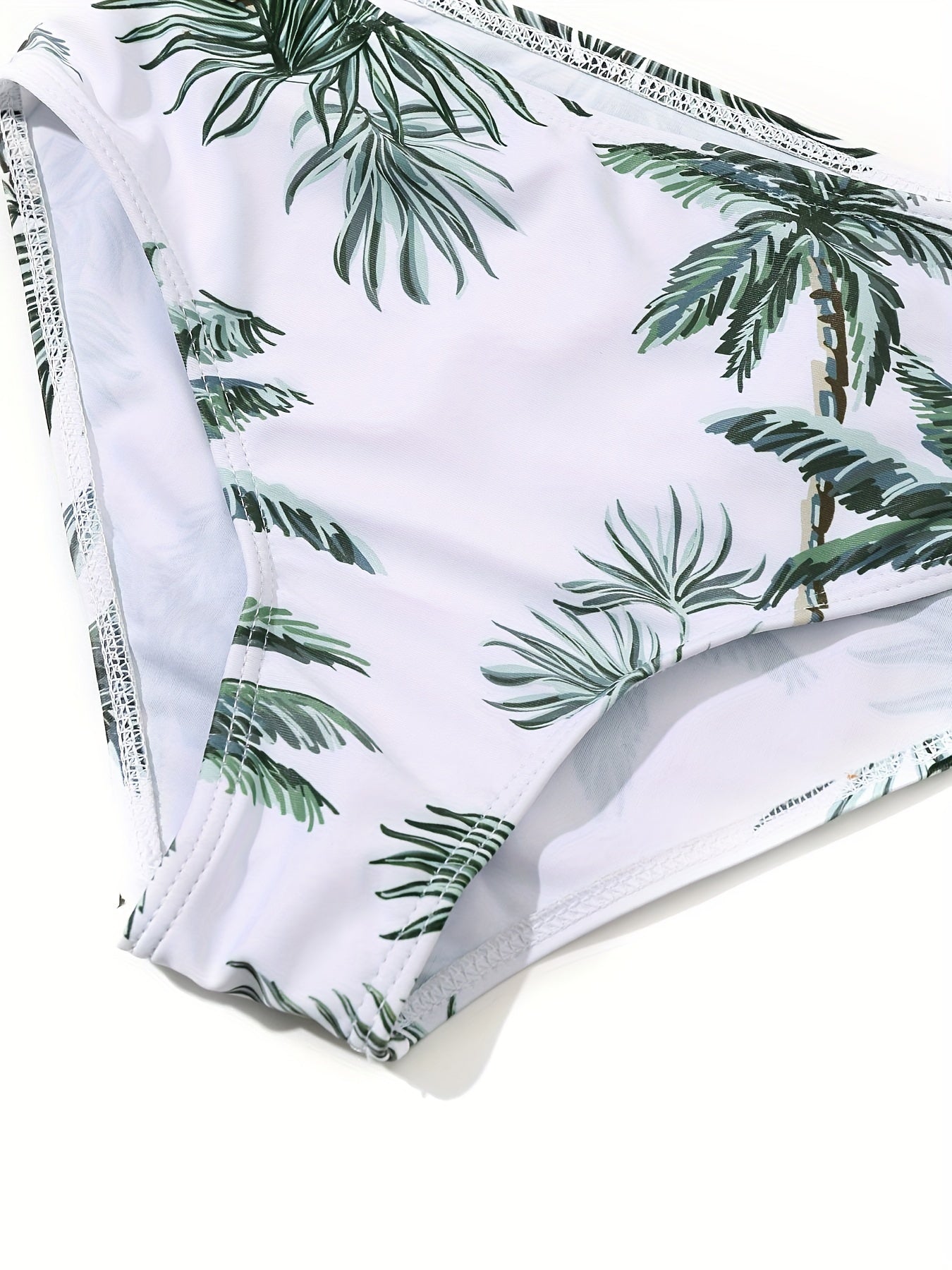 3pcs Girls Coconut Swimsuit Set for Summer Hawaii Vacay