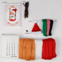 Needle Felting Kit For Beginners DIY Material Package Pendant Gift