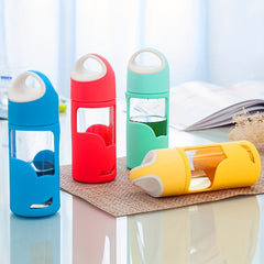 Portable High Temp Resistant Glass Sports Water Bottle
