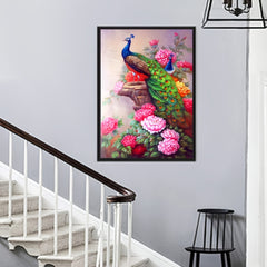DIY 5D Diamond Painting Kit - Stunning Peacock Art for Home Decor