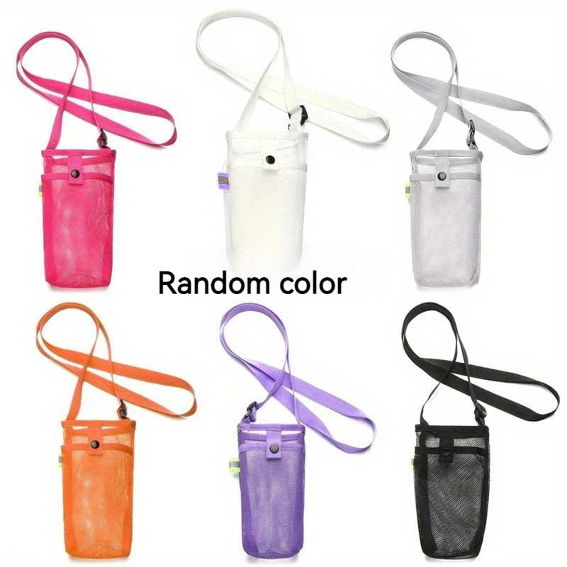 Water Bottle Cover with Phone Holder and Shoulder Strap