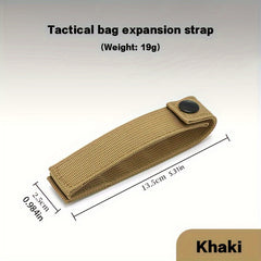 Outdoor Bag Fixed Buckle Nylon Webbing Buckle Backpack Expansion Strap