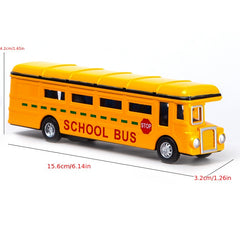 70 Alloy Single-layer Bus Model Toy Car Decoration