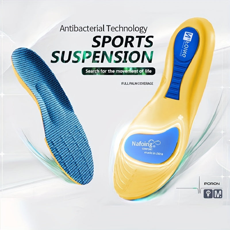 Breathable Sports Insoles, Shock Absorption Running Insoles