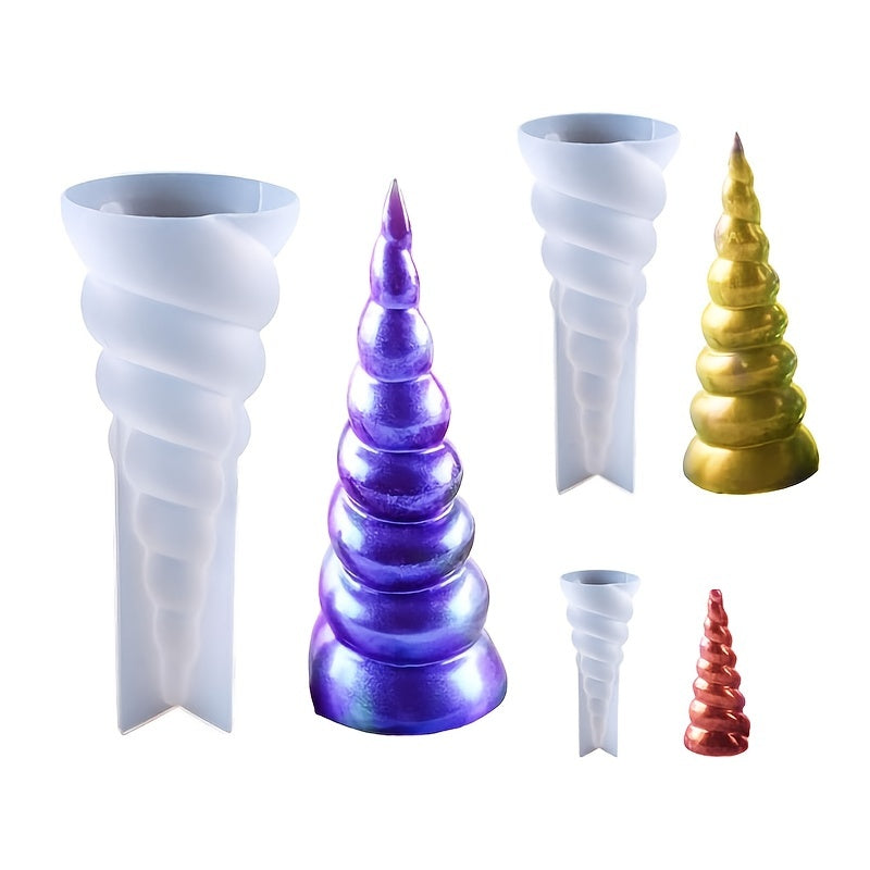 3D Unicorn Horn Silicone Mold For DIY Home Decor