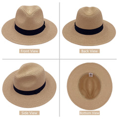 Men's Wide Brim Sun Visor Hat with UV Protection