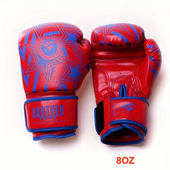 PU Leather Boxing Training Gloves 8 10 12oz