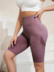 High Waist Seamless Yoga Shorts for Women Hip Lifting Activewear