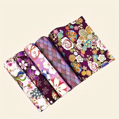 5pcs 19 81 24 Cotton Craft Fabric Bundle Squares Patchwork Cotton Wrapping Cloth