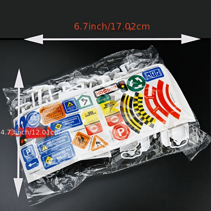 Traffic Toys Simulation 28 piece Set Road & Traffic Signs