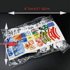 Traffic Toys Simulation 28 piece Set Road & Traffic Signs