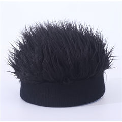 Retro Street Style Wig Hat Adjustable Short Sports And Leisure Hat