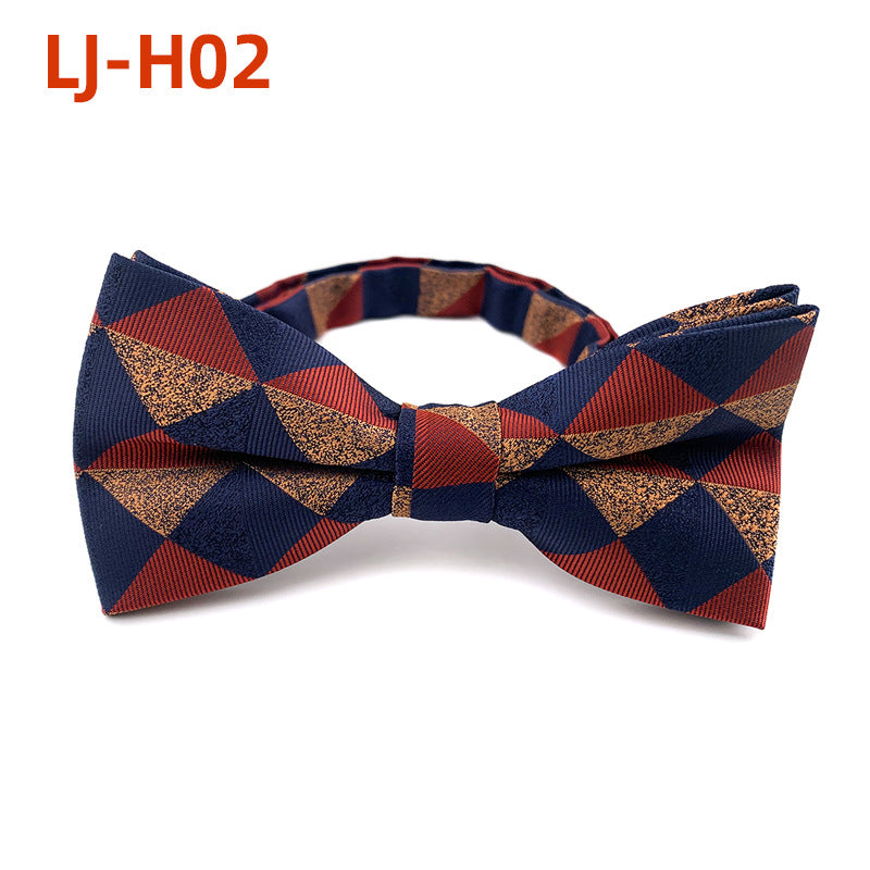 Men's Floral Bow Tie for Wedding Groomsmen