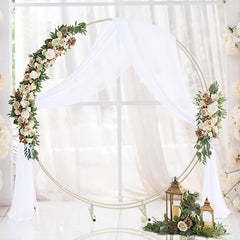 Wedding Draping Fabric Sheer Chiffon Tulle Drapery for Ceremony