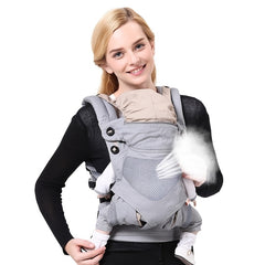 Breathable Baby Strap Children's Back Towel Grey