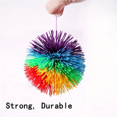 10pcs Rainbow Sensory Ball Party Favors Fluffy Bouncy Ball