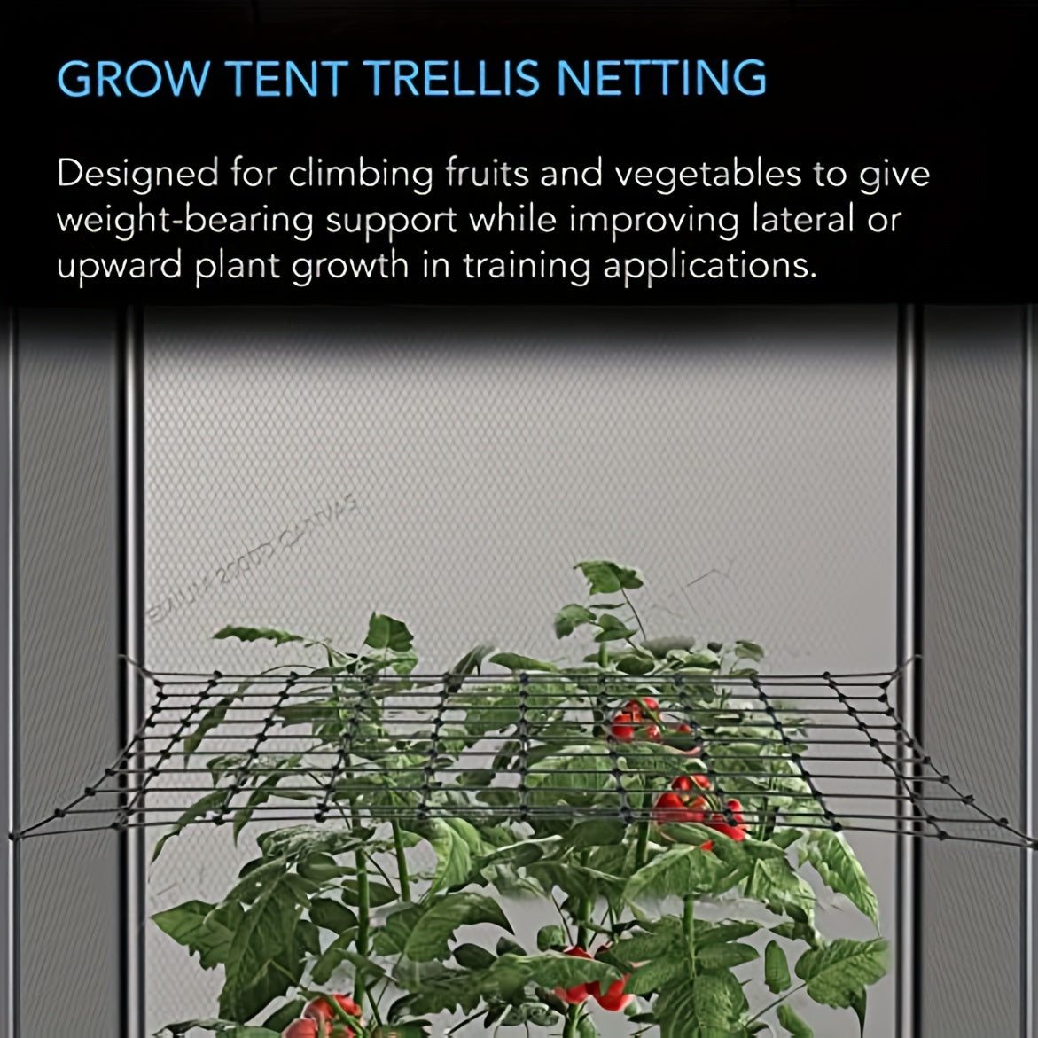 Heavy Duty Elastic Plant Net With Steel Hooks
