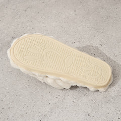 Women's Cross Strap Plush Slippers Lightweight Bedroom Slippers