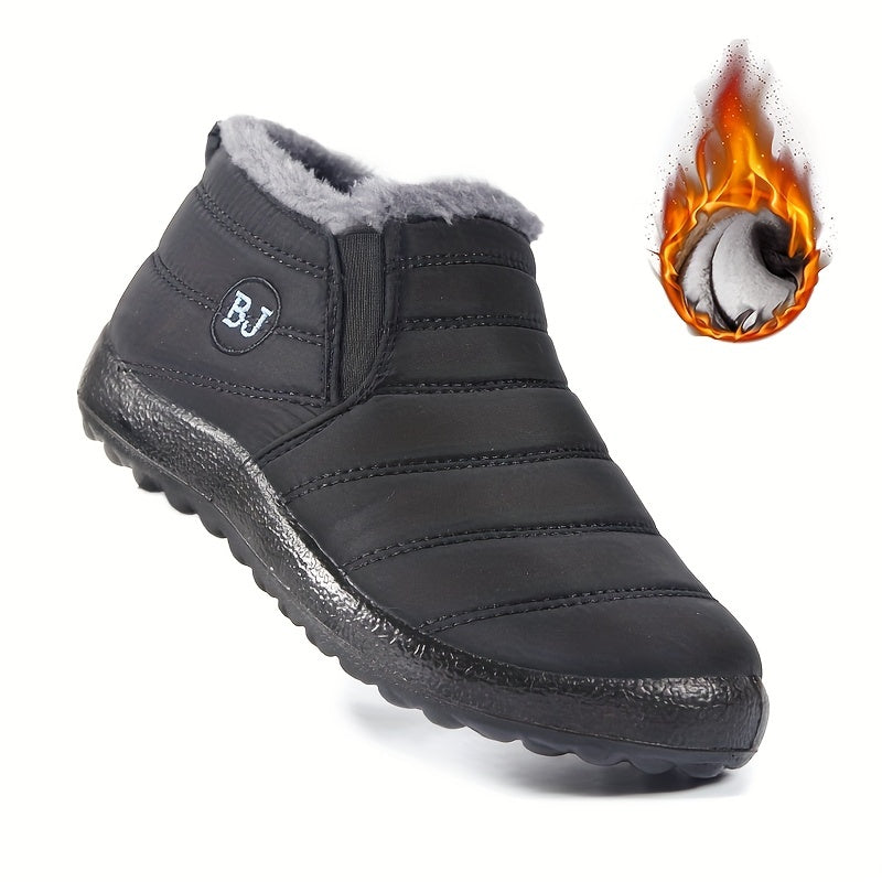 Winter Snow Boots Waterproof Comfortable Slip On Outdoor Shoes