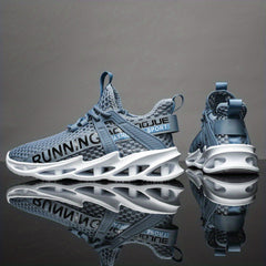 Men's Breathable Lace Up Mesh Sneakers Casual Walking Shoes
