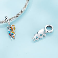 Sterling Silver S925 Phoenix Bracelet Pendant