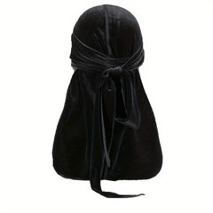 Velvet Durags For Men Long Tail Doo Rag Velvet Men Du Rag Bandana Durag