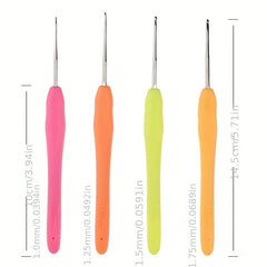 4pcs Lace Crochet Set Knitting Tool Sweater Needle